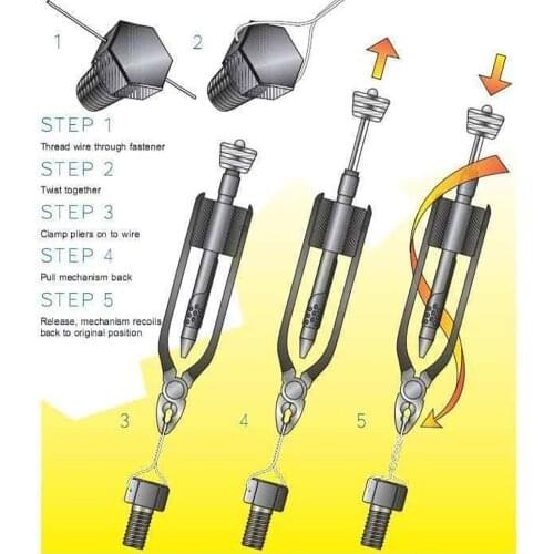 6 Inch/9 Inch Safety Auto Wire Twisting Pliers Aircraft Safety Wire Twisting Tools Twist Lock Pliers