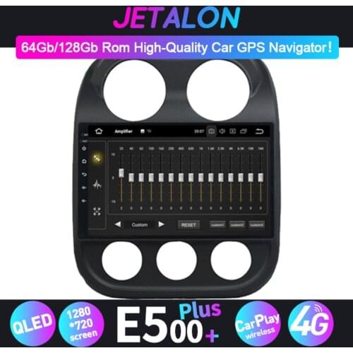 For Jeep Compass Car Radio Stereo GPS Navigator 6GB Ram 128GB Rom Autoradio 2Din Android 10 Bluetooth Multimedia Player