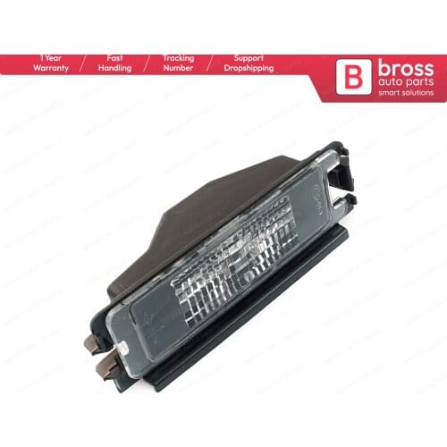Bross BSP942 Number Plate Lighting Lamp 8200957874 for Dacia Logan Sandero MK2 Renault Symbol MK3. Notice: No bulb included