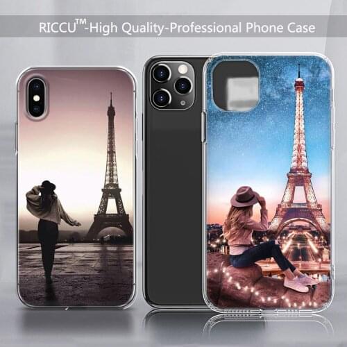 Paris Eiffel Tower Phone Case for iPhone 8 7 6 6S Plus X 5S SE 2020 XR 11 pro XS MAX 12 12Mini