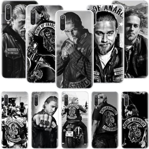 Sons Of Anarchy Black Phone Case For Xiaomi Mi Note 10 11 9 8 10T 9T CC9 A1 A2 A3 5X 6X Pocophone F1 X3 F2 Pro Lite Coque Cover