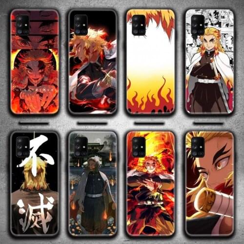 Rengoku Kyoujurou Demon Slayer Phone Case For Samsung Galaxy A21S A01 A11 A31 A81 A10 A20E A30 A40 A50 A70 A80 A71 A51