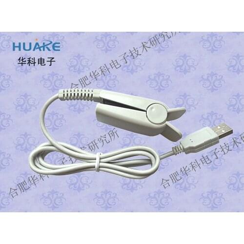 HKG-07C+Infrared Pulse Sensor/USB Photoelectric Pulse Sensor/Finger Clip Sensor