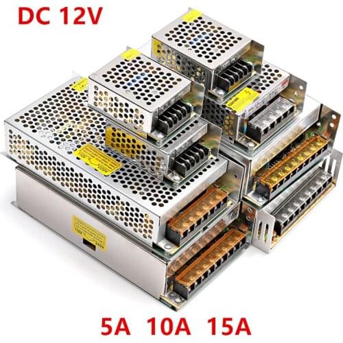 Switching Power Supply Lighting Transformer AC 110V 220V 230V 240V To DC 12V Power Supply Source Adapter For Led Lamp