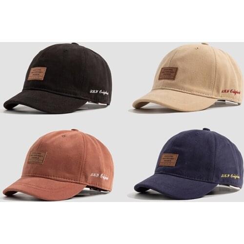 Short Brim Hat Cortical Adjustment Strap Hat Baseball Cap Women Hip Hop Casual Snapback Hat Outdoor Sports Men Cap Bone