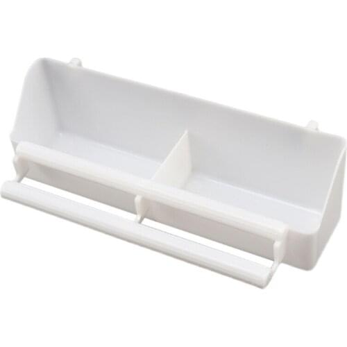 Pet Cage Plastic Food Container Parrot Birds Water Hanging Bowl Parakeet Feeder Box