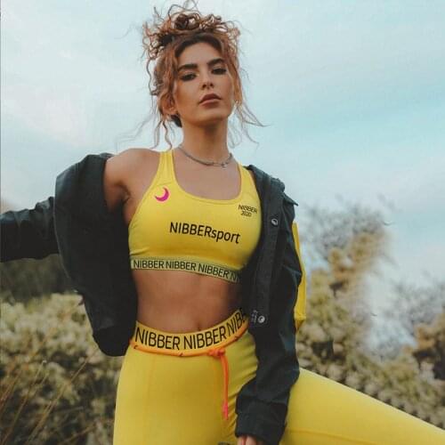 Women Print Running Yoga Suits Sportswear High Waist Fitness Pants harajuku letter print sports Set Gym workout clothes 2 piece