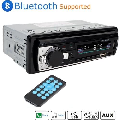 LEEPEE SD USB JSD-520 12V In-dash 1 din Car MP3 Multimedia Player Bluetooth Autoradio Car Stereo Radio FM Aux Input Receiver
