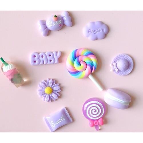 10 Pcs Home Decoration Magnetic Refrigerator Paste Sticky Notes Bread Cute Cartoon Creative Refrigerator Magnet Set Model Fridge