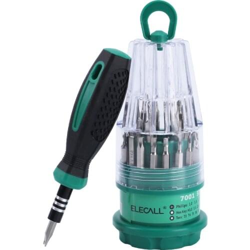 ELECALL 31 In1 Multifunction Screwdriver Set Multitool Kit Torx Screw Driver Kit Repairing Tools For Iphone Laptop Tablet Watch