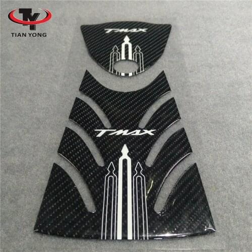 For YAMAHA T-MAX530 TMAX530 T-max Tmax 530 Motorcycle Carbon Fiber Oil Fuel Gas Tank Pad Tankpad Decal Protector Sticker