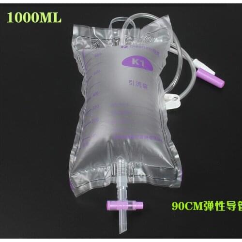 20 Pcs/lot 1000ml Disposable Drainage Bag Anti Reflux Urine Bag Incontinence Sterile Urine Collector Urine Drainage Bag