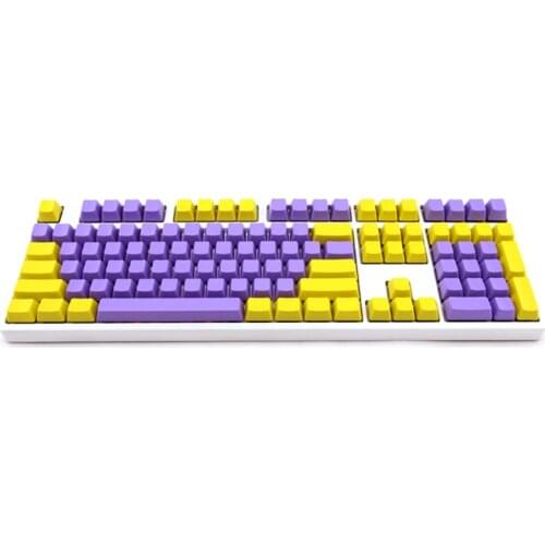 ECK Transparent Key Cap For IKBC Ducky CoolerMaster GS Cherry Mechanical Keyboard Word Transmission 108 Keys Keycaps