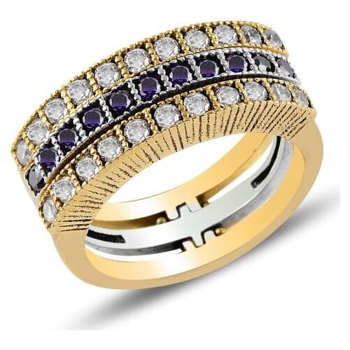 Silver 925 Sterling Zircon Cubic Zirconia Authentic Ring