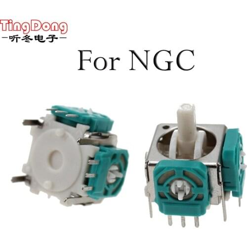 TingDong 10pcs a lot Replacement 3d Analog Joystick Thumb Stick for Nintendo NG C for gamecube Controller Repair Parts