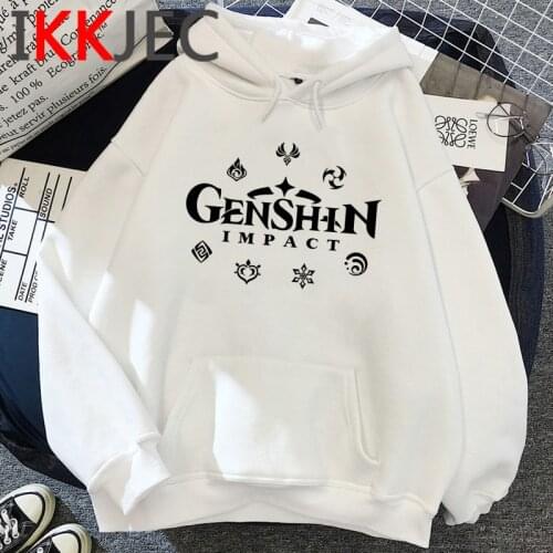 Genshin Impact hoodies women printed streetwear y2k aesthetic female sweatshirts grunge