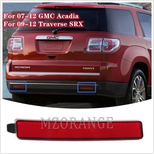 Tail Third Brake Light For 07-12 GMC Acadia For 09-12 Traverse SRX Rear Bumper Reflector Lamp Car Accessories