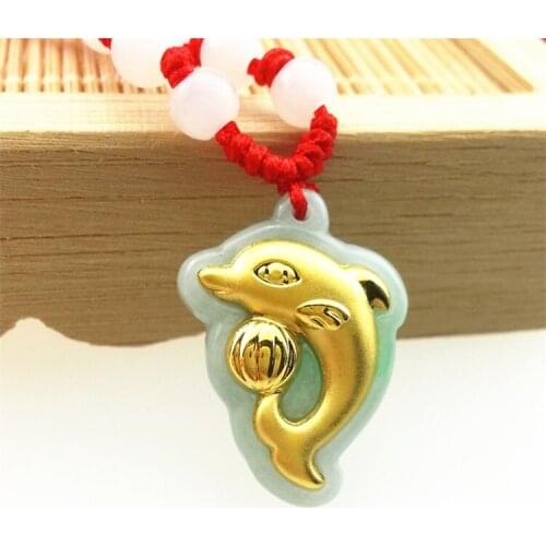 Thousands of pendants inlaid natural pendants dolphin
