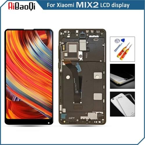 Xiaomi Mi Mix 2 LCD Display Touch Screen Digitizer Assembly With Frame For 5.99" Xiaomi Mi MIX 2 LCD Replacement Parts