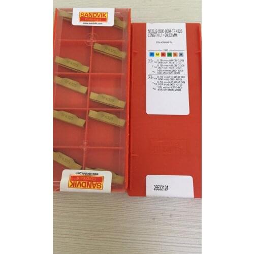 10PCS CARBIDE INSERT N123J2-0500-0004-TF 4325
