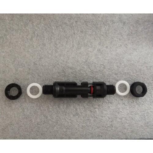 100 Pairs M12 thread solar inverter connector pv panel coupler connector LJ0124 High quality IP67 solar connector