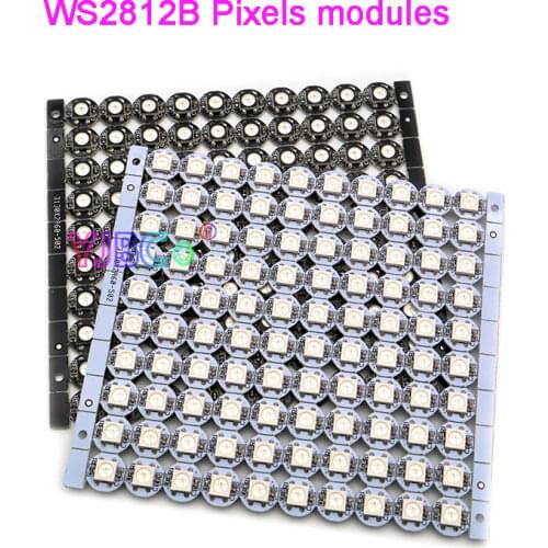 100 Pieces WS2812B WS2812 LED Chip & Heatsink 5V 5050 RGB WS2811 IC Ingebouwde Pixels modules