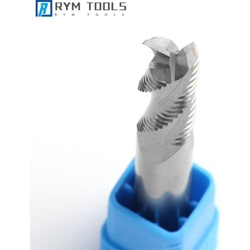 3 Flutes HRC45 Solid Carbide Roughing Milling Cutter 4 6 8 10 12mm CNC Endmills Router Bits Machining Tools for Aluminum