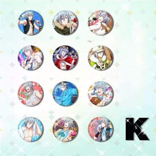 58MM IDOLiSH7 YAMATOIZUM ROKUYA NAGI Icons Pins Brooch Badges Stemma Escudo de armas Badges Gifts