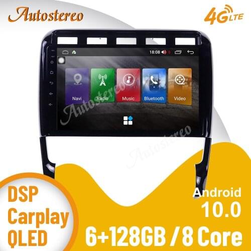 Android 10.0 6+128GB For Porsche Cayenne 2004-2010 Car GPS Navigation Screen Car Multimedia Stereo Player Head Unit Audio Radio