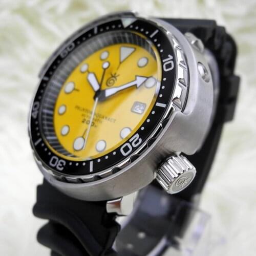 Watch Automatic Saphire Seagull St2130 Diving Watch 200M Waterproof Watch for Men Skx007