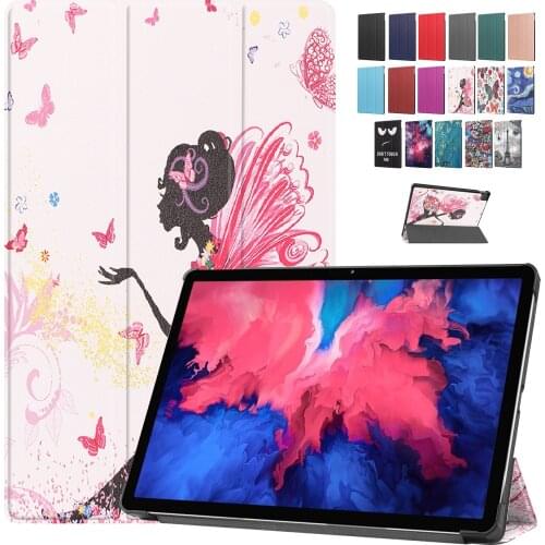 For Lenovo Xiaoxin Pad 11 inch Case Magnetic Folding Smart Cover Funda Tablet for Lenovo Tab P11 / P11 Pro TB-J706F J606F 2020