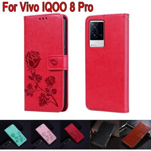 Phone Cover For Vivo IQOO 8 Pro Case Funda Wallet Flip Leather Protective Shell Book For Vivo IQOO8 Pro V2141A Case Hoesje Etui