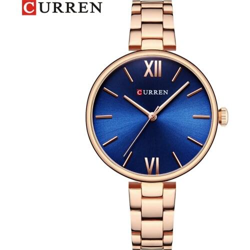 CURREN New luxury Casual Analog Quartz Watch Women Wrist Watch Dress Fashion Watch Female Clock Relogio Feminino reloj mujer