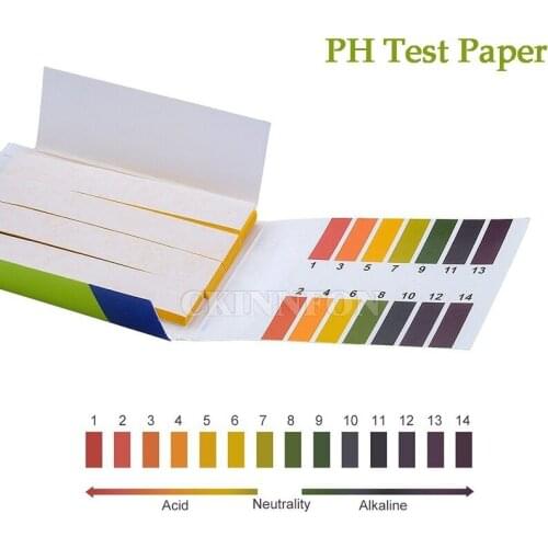 DHL 2000Set 1Packs(80pcs) PH 1-14 Alkaline Acid Test Paper Litmus Strips Tester