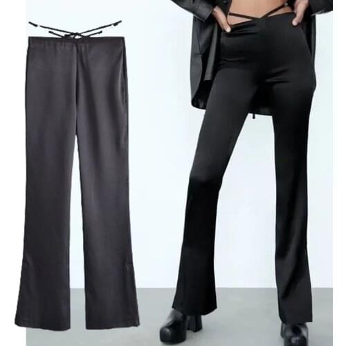 Klkxmyt Women's Straight Trousers