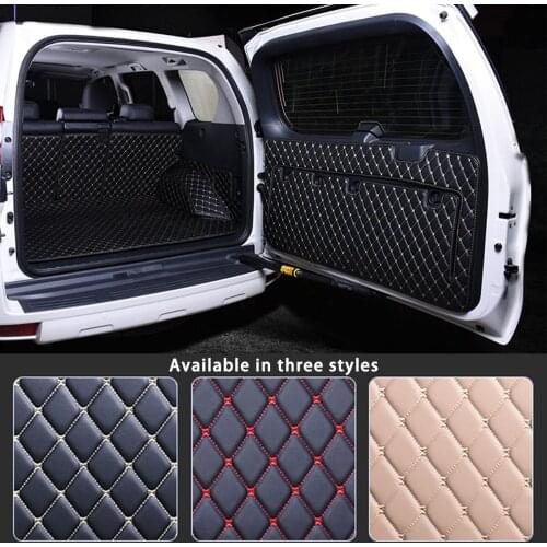 Tail box cushion leather luggage cushion trunk cushion For Toyota Land Cruiser Prado 150 2010 2011 2012 2014 2015 2016 2017 2018