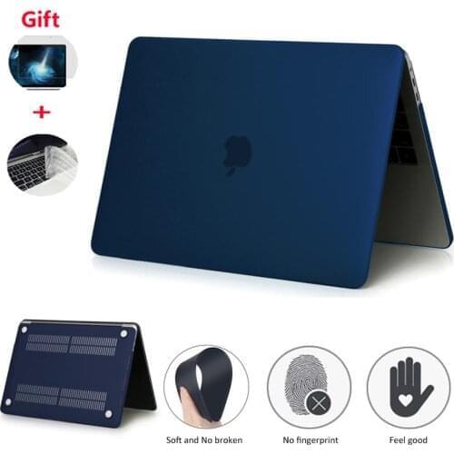Laptop Matte Case For Macbook Air 13 A2338 A2337 A2179 2020 M1 Chip Pro 15 13 12 11 New Touch Bar for Mac book Pro 16 A2141 Case