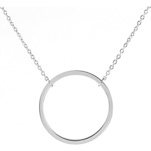 Mini Donut women Necklace stainless steel charms fashion Aesthetics rolo necklaces for female gift Necklace choker