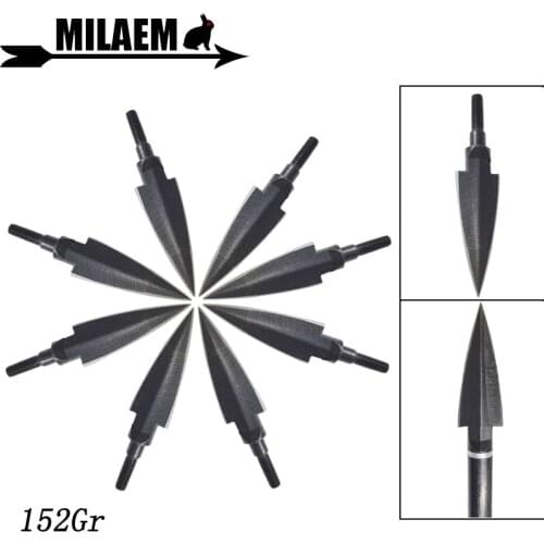 3/6/12pcs Archery Arrowhead 152Gr Hunting Broadheads Target Arrow Point Arrow Tips Practice Shooting Bow And Arrow Accessories