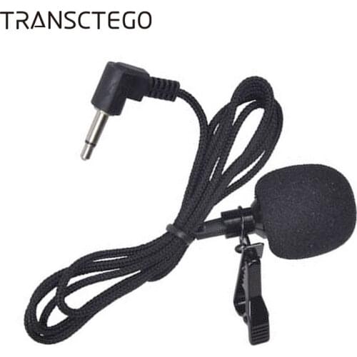 3.5mm Collar Clip Microphone Lapel Lavalier Tie Clip Portable Conference Microphones