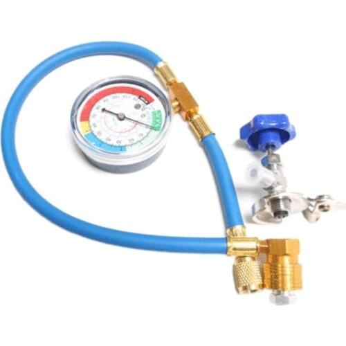 350PSI Charge Measuring Hose Measuring Valve Refrigerant Pipe for R134A R12 R22 Car, Air Conditioner