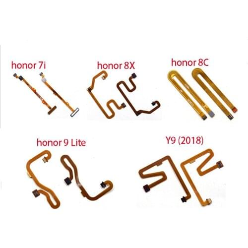 Touch ID Fingerprint Sensor scanner extend Flex Cable Ribbon for Huawei Honor 8X 8C honor 9 Lite Y9 (2018) honor 7i
