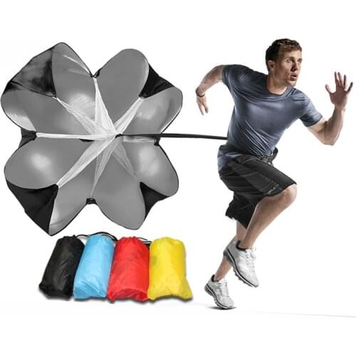 Speed Training Drills Resistance Parachute Running Drag Sprint Chute Soccer Football Sport Speed Training Gym Equipment