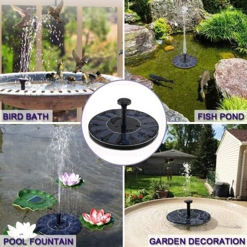 Solar Fountain Suspended Outdoor Pool Waterscape Garden Landscape Flowing Water garden sprinkler Floating Fountain