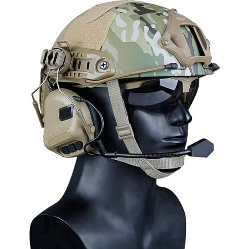 Tactical Shooting Headset Communication Headphone Sound Outdoor Military Airsoft Paintball CS Wargame Protective Headphone
