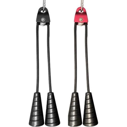 Biceps Triceps Drawstring Dual Grip Rope Pull Down Cable Attachment Muscle Fitness Training Body Building Gym Equipment