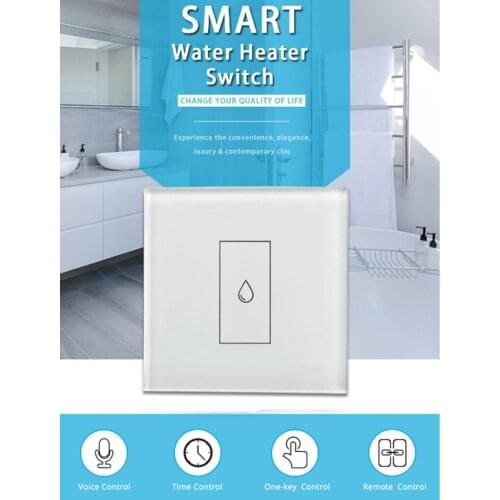 20A High power voice Remote control intelligent WIFI Touch control water heater switch