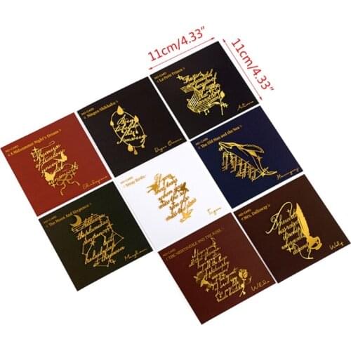 Vintage Gold Bookmark Masterpiece Themes Design Metal Bookmark for Women Men Birthday Gift Classic Hollow-out Bookmarks