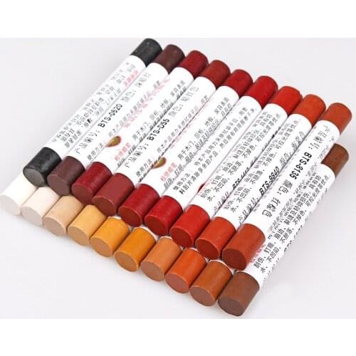 20pcs/set furniture paint floor repair floor wax crayon scratch patch paint pen wood composite repair materials free shipping