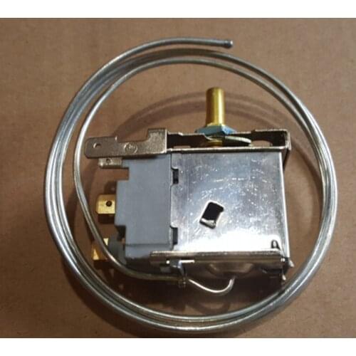 WPF24 50cm Length Cable 2 Terminals Refrigerator Thermostat w Rotary Knob